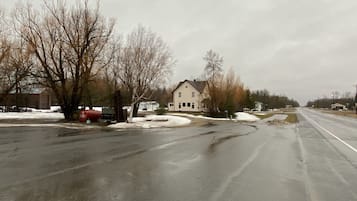Audrey’s Acres Birchdale, MN build in 1914. Looking west on highway MN-11.