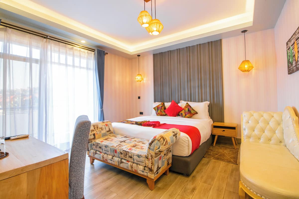 Camera Standard | Materassi a doppio strato, postazione laptop, Wi-Fi gratuito, lenzuola