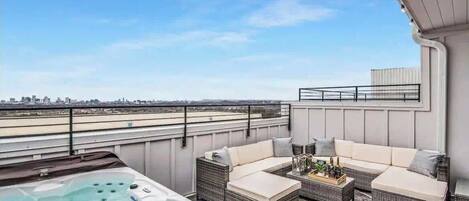 Bain à remous extérieur