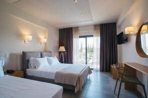 Apartment, Pool View | In-room safe, desk, soundproofing, iron/ironing board - Olea Mare Studios & Apartments (Polygyros)