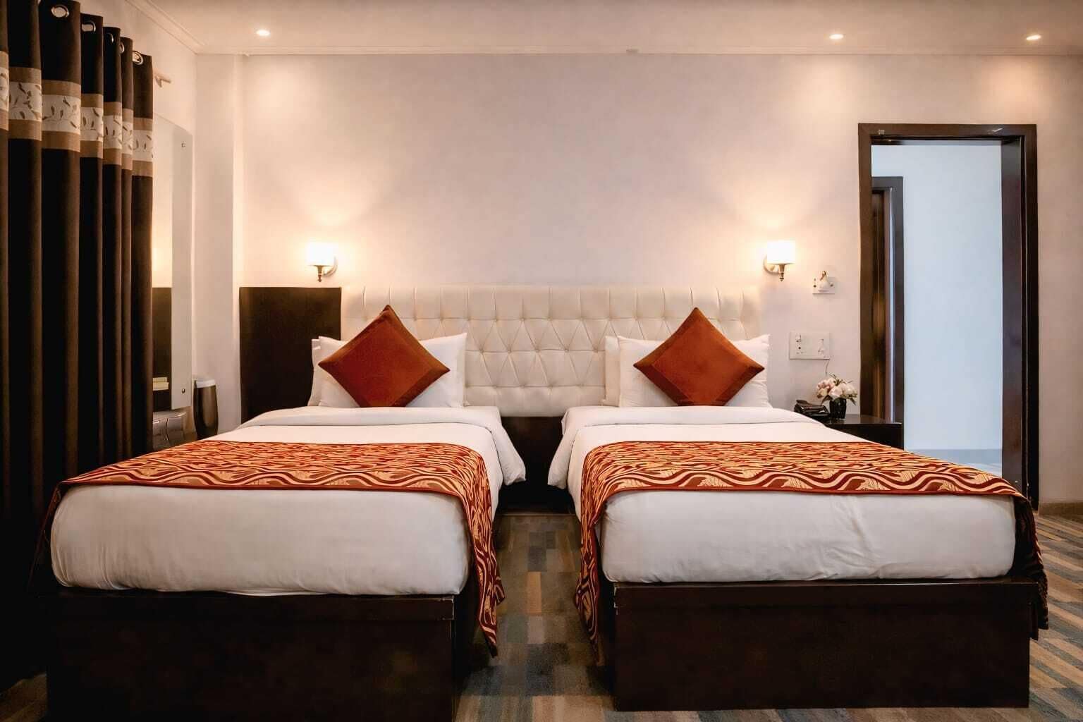 Escritorio, wifi gratis y ropa de cama 