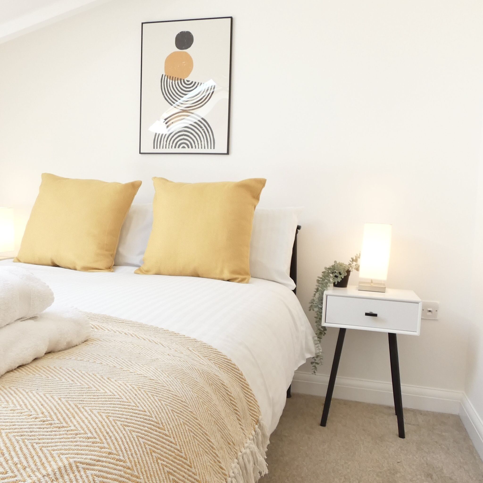 2 chambres, bureau, Wi-Fi gratuit, draps fournis
