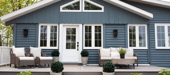 Charming 1950's Danish Cottage on 5 Acres- high-end Interior Design