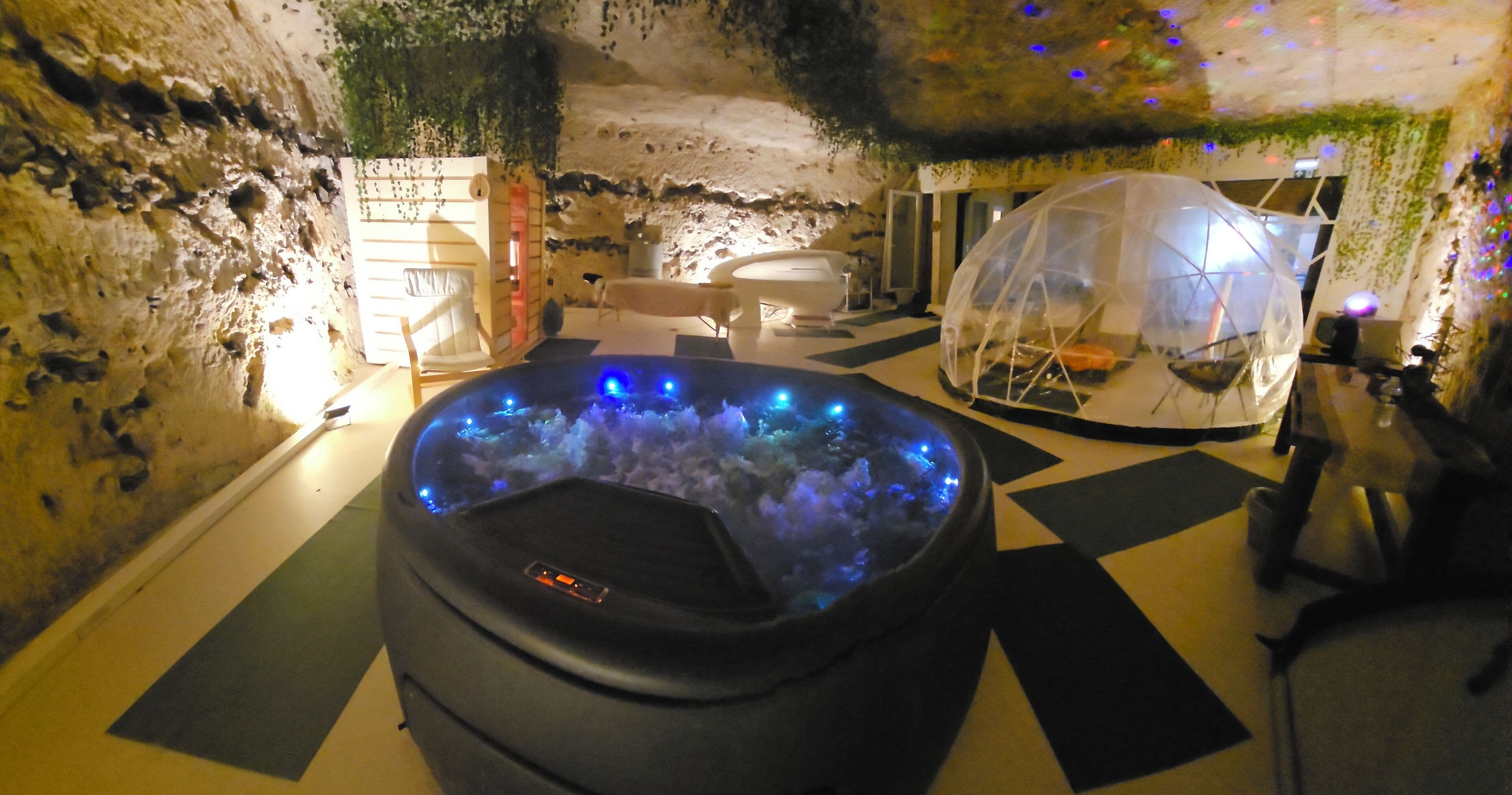 Bain à remous intérieur