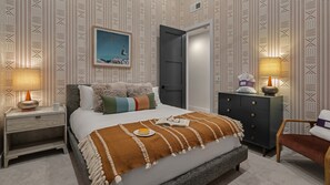 4 多间卧室、熨斗/熨衣板、免费 WiFi、床单