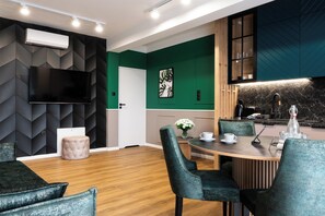 Private kitchen - Aparthotel Green Concrete (Swinoujscie)