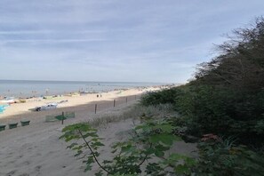 On the beach