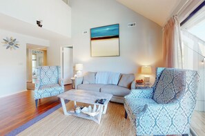 TV - Sea Colony condo with water views, pools, beach access, tennis, & private deck (Bethany Beach)