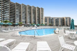 Indoor pool, a heated pool - Sea Colony condo with water views, pools, beach access, tennis, & private deck (Bethany Beach)