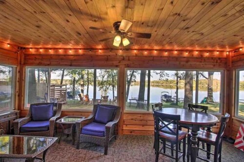 Escape to our cozy Lakeside Cabin-great sunset views-1 hour from Cities