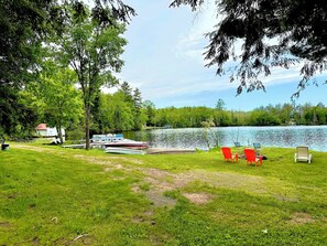 Property grounds - Lakefront 2BR Condo on Namakagon – Views, Trails, Pontoon Rentals & Fishing! (Cable)