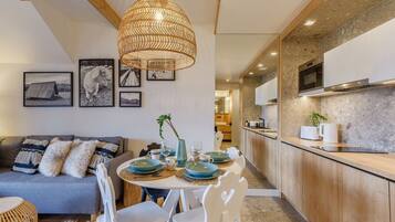 LÀgenhet | 1 sovrum, arbetsyta för laptop och gratis wi-fi