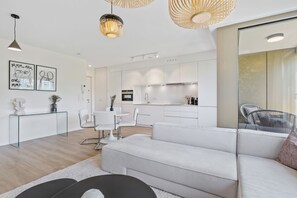 Apartment | Living area | Smart TV - Gem in Historic District Belval ID187 (Sanem)