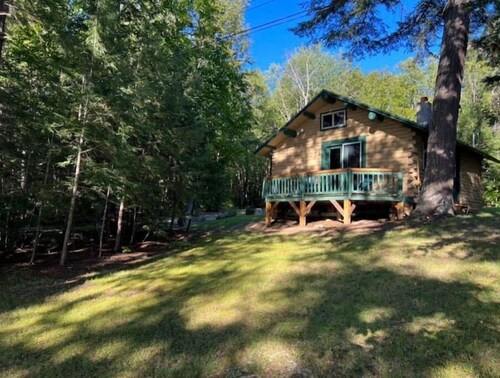 Cozy Lakefront Log Cabin