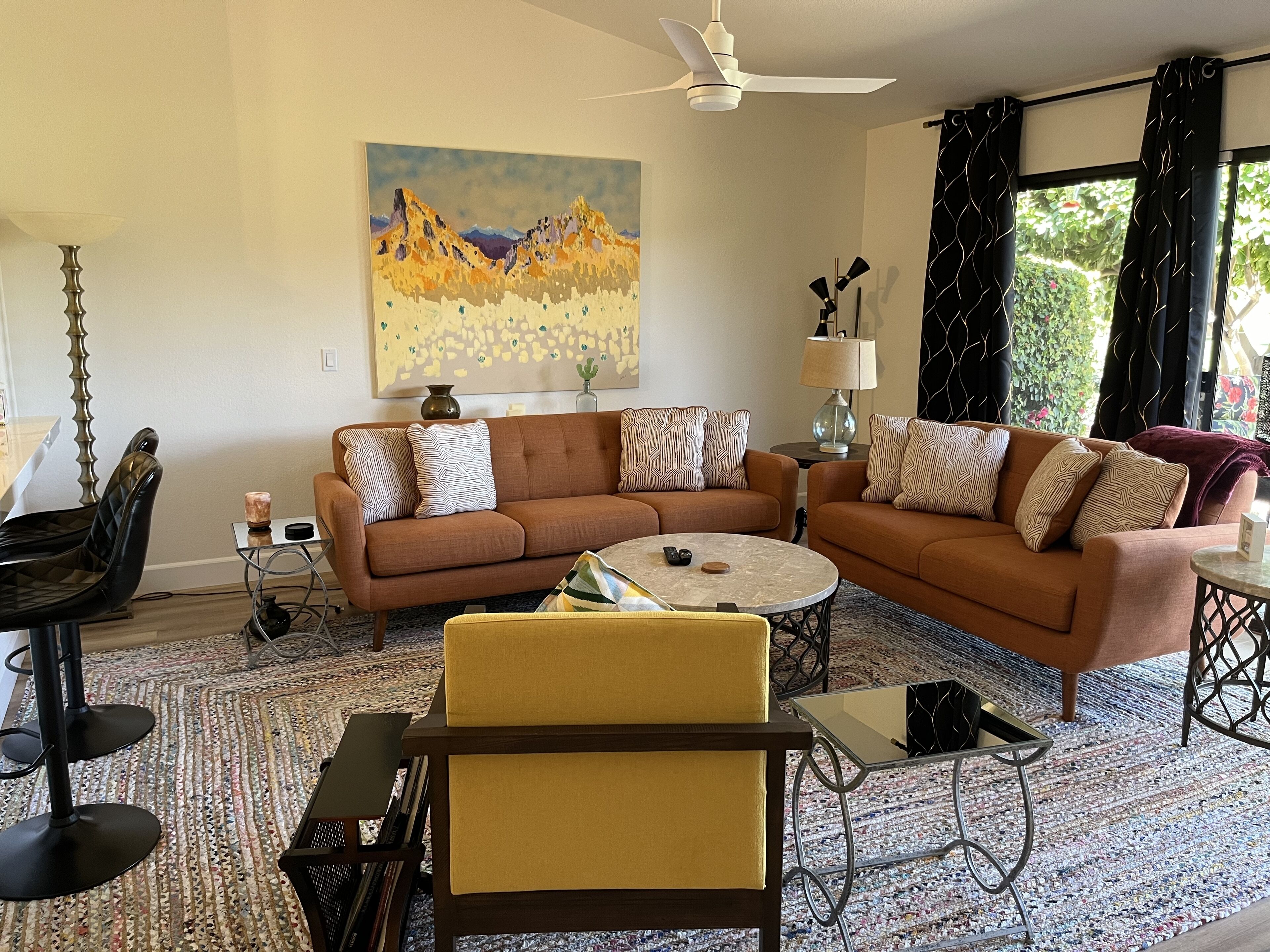 Inviting and updated beautiful, airy, cozy and very bright home.