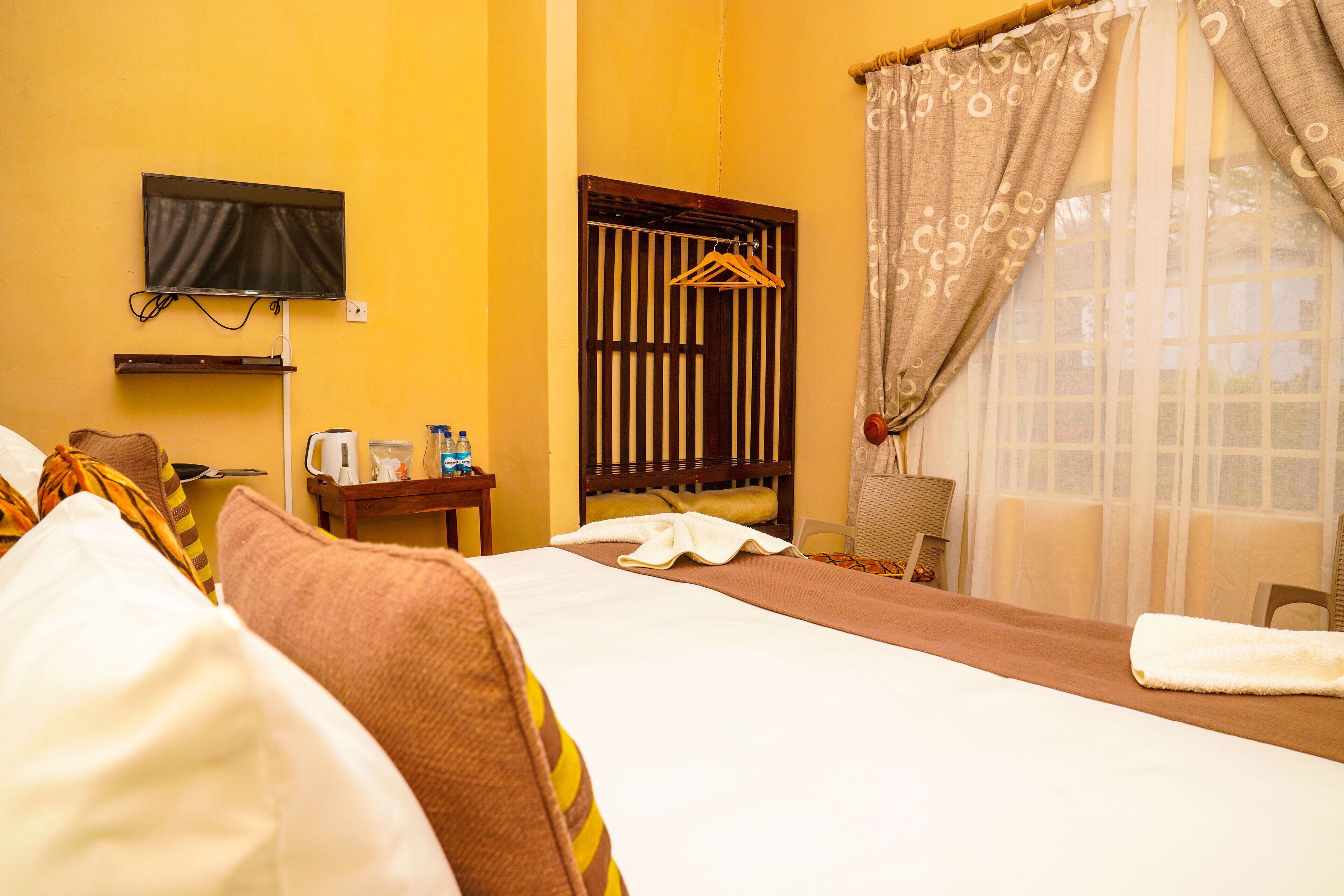 Kamar Twin Basic, 1 kamar tidur | Setrika/meja setrika, Wi-Fi gratis, dan seprai linen