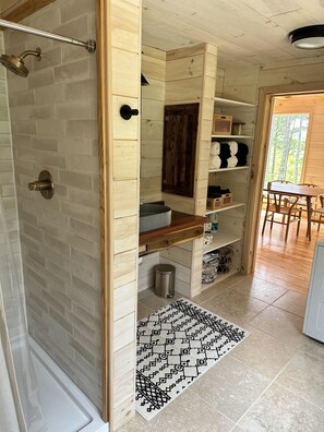 Interior - NEW custom cabin on private cove! Gateway to Acadia! 3 acres! Family friendly! (Ellsworth)