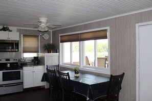 Microwave, oven, coffee/tea maker, toaster