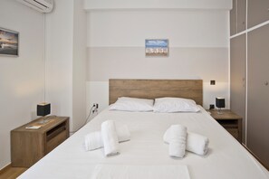 1 室のベッドルーム、アイロン / アイロン台、WiFi、ベッドシーツ