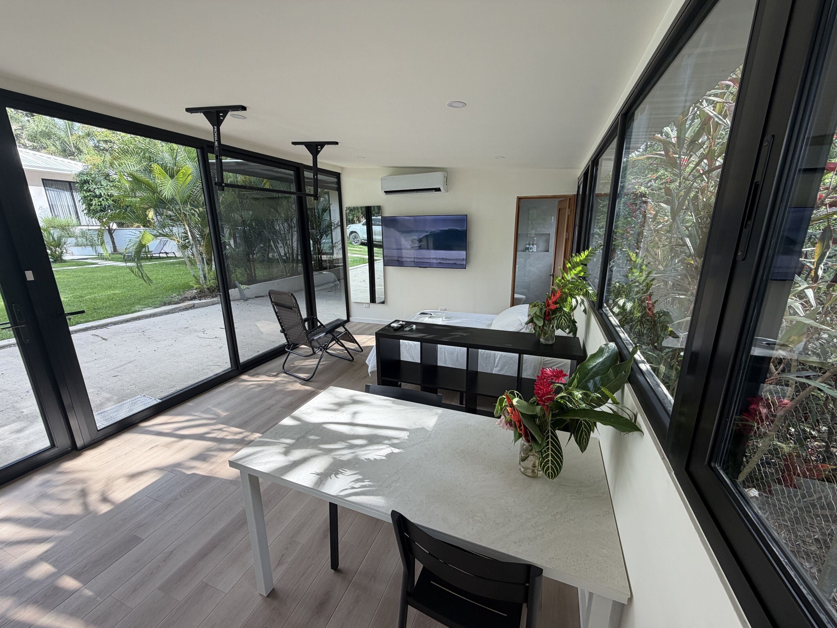Luxury Studio, Ensuite, Mountain View (Luxury Studio) | In-room safe, desk, laptop workspace, blackout curtains
