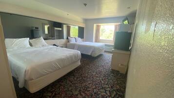 Standard Room, 2 Queen Beds, Non Smoking | Free WiFi, bed sheets