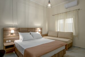 1 makuuhuone, silitysrauta/-lauta, vauvan matkasänky, Wi-Fi