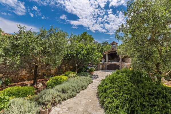 Overnattingsstedets uteområder