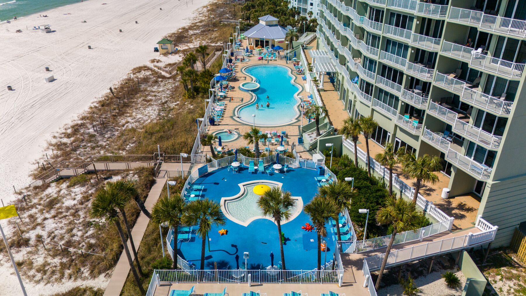 Gorgeous sunsets from your private balcony at Boardwalk Beach Resort