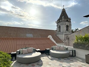 Terrace/patio - Design studio with pool, rooftop and colonial patio Mari1 (Ciudad de Panamá)