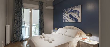 1 غرفة نوم ومكواة/لوح كي