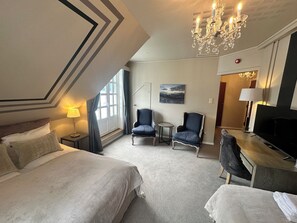 Room with Balcony and Fjord View | Individually decorated, individually furnished, desk, laptop workspace