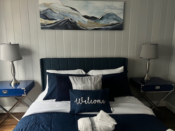 4 bedrooms, iron/ironing board, free WiFi, bed sheets