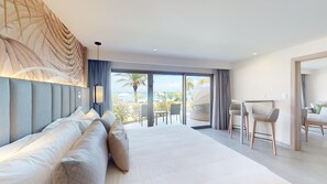 Luxury Presidential Beach Front Walkout One Bedroom Suite Diamond Club | Premium bedding, free minibar, in-room safe, individually decorated - Royalton CHIC Antigua, An Autograph Collection All-Inclusive Resort – Adults Only (St. John's)