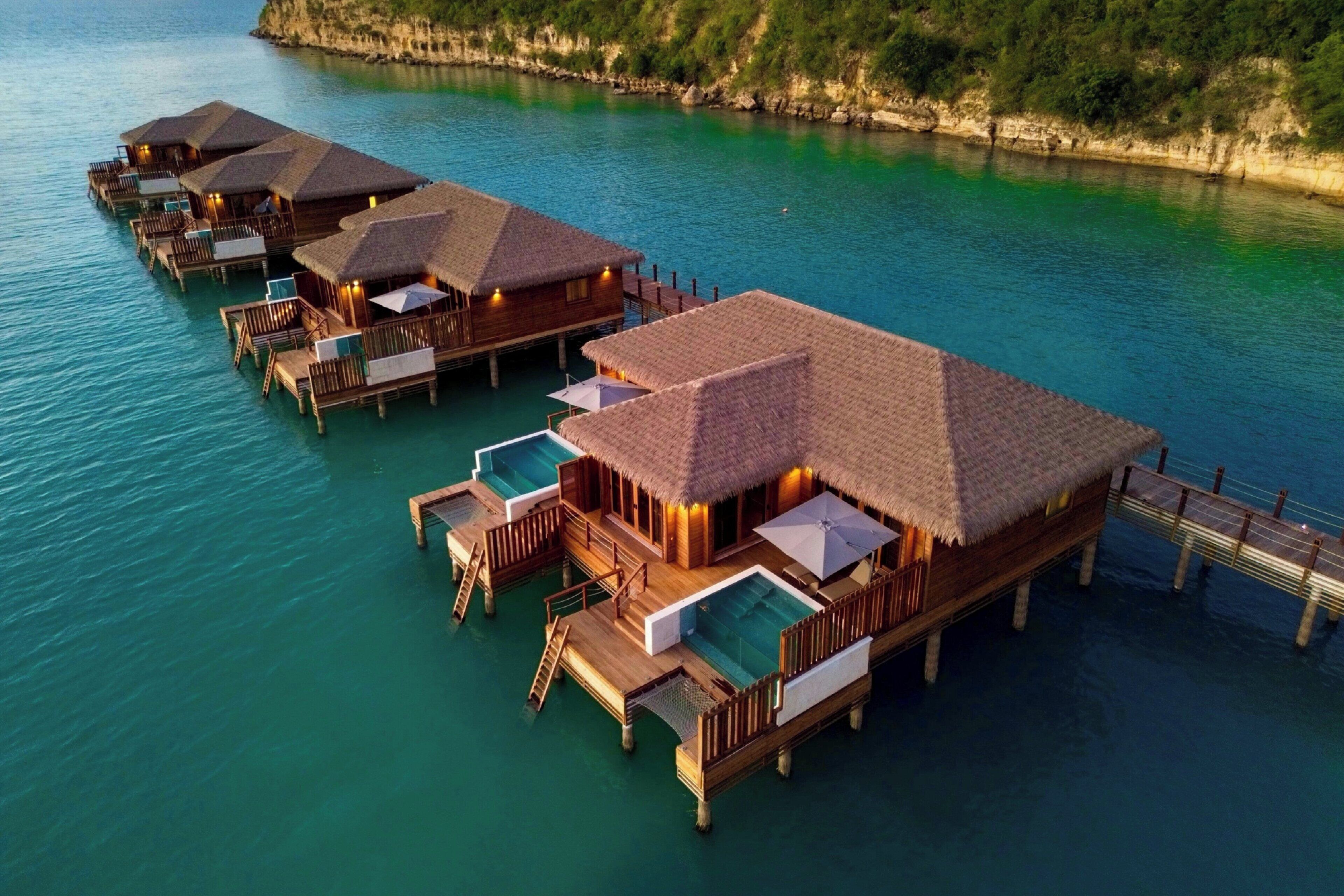 Chairman Sunset Overwater Bungalow Two Bedroom Suite Diamond Club | Roupas de cama premium, frigobar (abastecido com itens grátis)