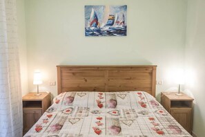 1 غرفة نوم وملاءات أسرّة