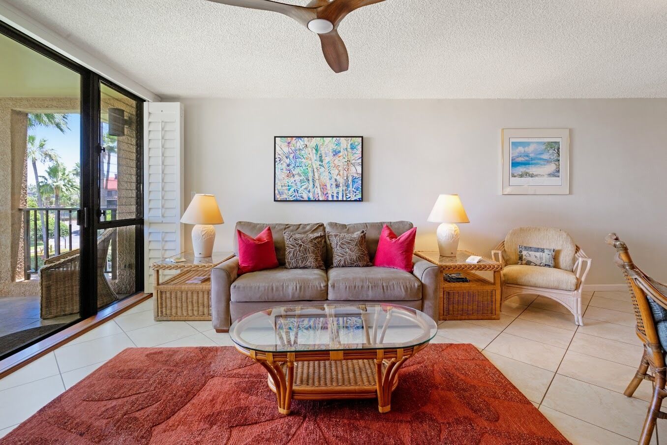 Smart TV, DVD player, books, video library