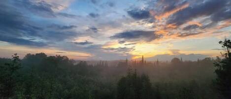 Vue depuis l’hébergement