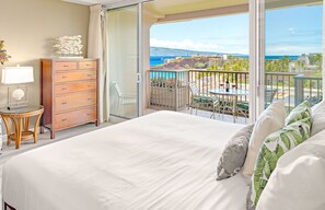 Iron/ironing board, free WiFi, bed sheets - Maui Resort Rentals: The Whaler 918 - Upgraded 9th Floor Studio w/ Fantastic Pacific Ocean and Black Rock Views! (Lahaina)