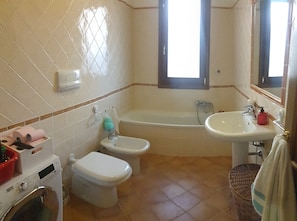 Hair dryer, towels, soap, toilet paper - Beautiful upper level apartment (Sardegna)