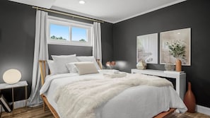 4 camere, una scrivania, ferro/asse da stiro, culla da viaggio