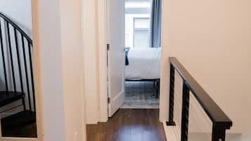 2 bedrooms, iron/ironing board, travel cot, WiFi