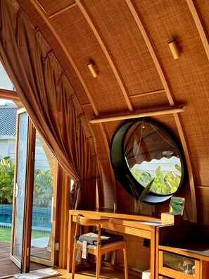 1 soveværelse, gratis minibar, pengeskab på værelset, skrivebord