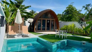 Pool View Room with Private Pool | 1 bedroom, free minibar, in-room safe, desk