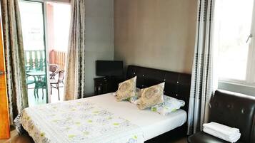 1 soverom, strykejern/-brett, wi-fi og sengetøy