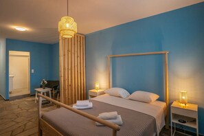 3 slaapkamers, een bureau, een strijkplank/strijkijzer, wifi