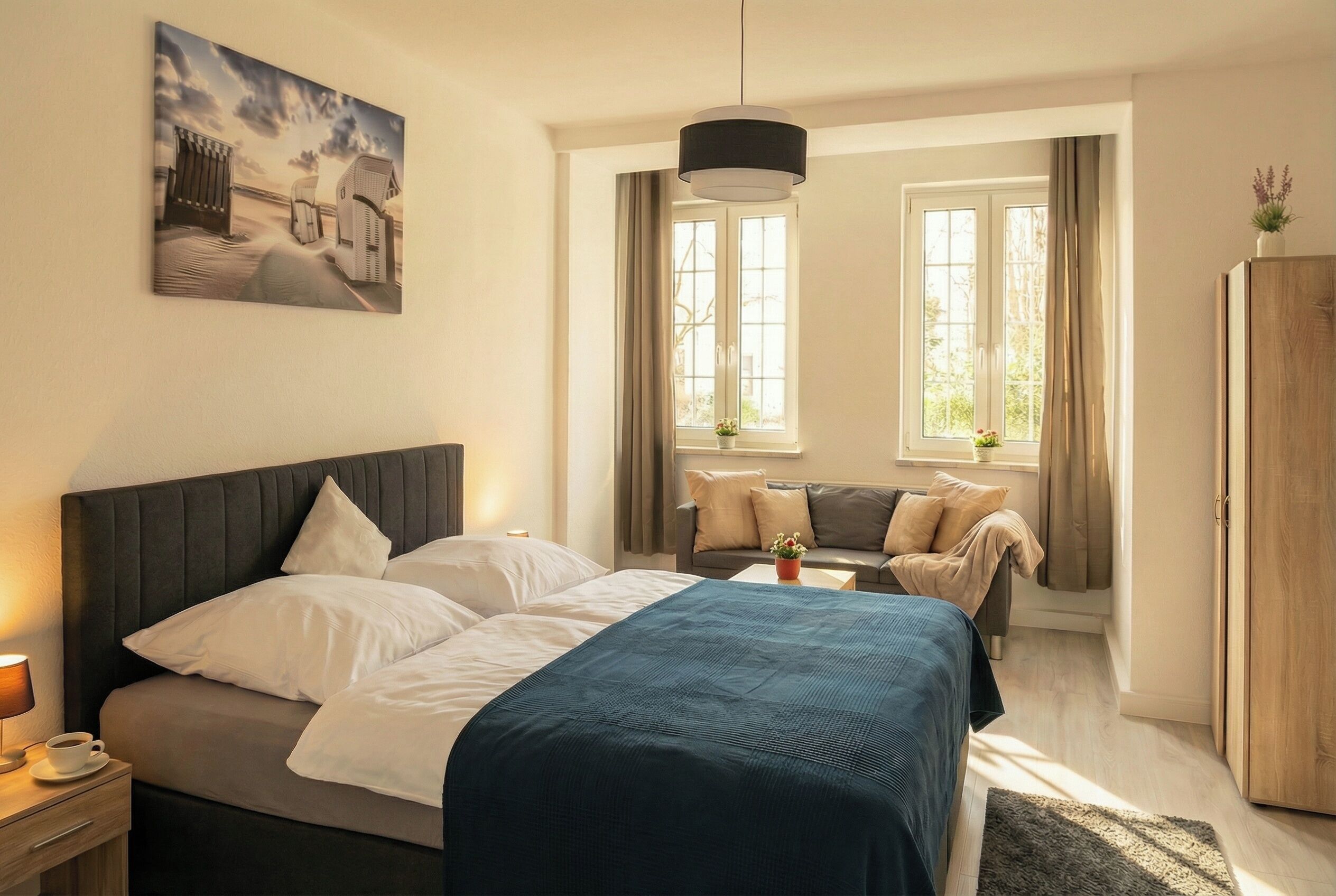 2 Schlafzimmer, Bügeleisen/Bügelbrett, Reisekinderbett, kostenloses WLAN