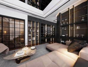 Deluxe Apartment | Living area - Cara Rustic Apartment (Hanoi)