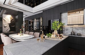 Deluxe Apartment | Living area | TV