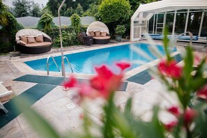 Una piscina riscaldata