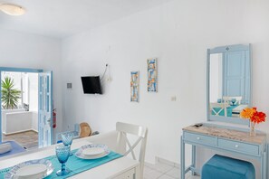 Interior - Apartment In A Hotel 'Pico Bello Patmos 14' with Mountain View, Wi-Fi and Air Conditioning (Patmos)